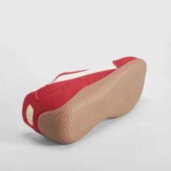 Deportiva casual piso slim roja Mujer Sneakers|Básicos X Menos