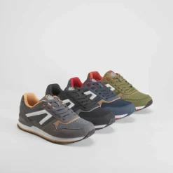Online Deportiva casual retro kaki Hombre Sneakers