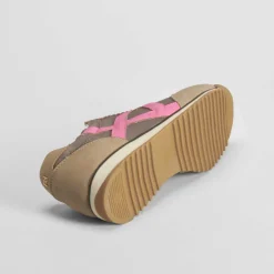 Sale Deportiva casual retro marrón PICCOLA PIU Mujer Sneakers|Básicos X Menos