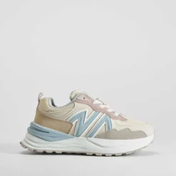 Hot Deportiva casual rosa y azul Mujer Sneakers