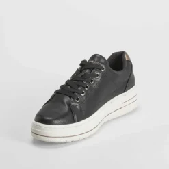 Outlet Deportiva casual Shock Absorber negra Mujer Sneakers