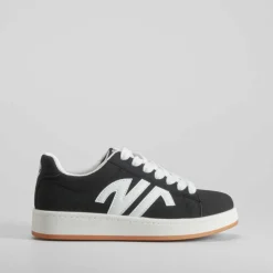 Deportiva casual teen negra Mujer Sneakers