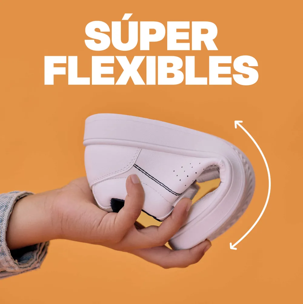 deportiva_con_velcro_beb__SKUf9magmQhSA_4.webp Sale Deportiva con velcro bebé blanca y azul Zapatillas Deportivas