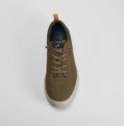 Discount Deportiva confort manyara piel kaki Hombre Sneakers