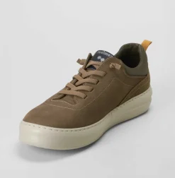 Discount Deportiva confort manyara piel kaki Hombre Sneakers