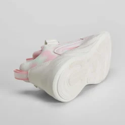 Sale Deportiva de luces infantil blanca y rosa Zapatillas Deportivas