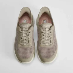 Discount Deportiva Go Walk Flex taupe Mujer Zapatillas Deportivas