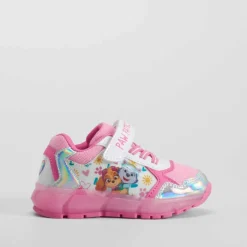 Deportiva luces blanca y rosa Zapatillas Deportivas