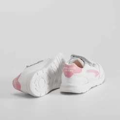 Discount Deportiva piel tres velcros blanca Zapatillas Deportivas