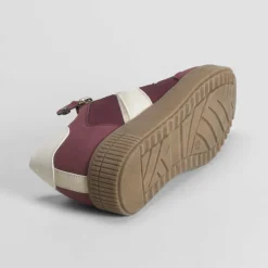 Hot Deportiva piso caramelo burdeos Mujer Sneakers|Básicos X Menos