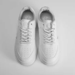 Deportiva plataforma básica blanca Mujer Sneakers