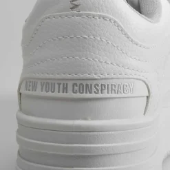 Deportiva plataforma básica blanca Mujer Sneakers