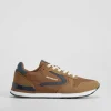 Discount Deportiva retro camel Hombre Sneakers