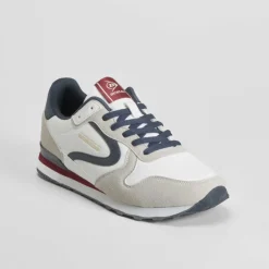 Online Deportiva retro casual blanca Hombre Sneakers