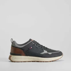 Deportiva retro casual negra Hombre Sneakers