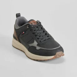 Deportiva retro casual negra Hombre Sneakers