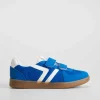Hot Deportiva retro doble velcro azul Zapatillas Deportivas