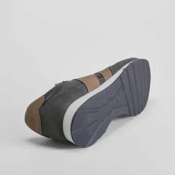 Sale Deportiva retro jogging azul marino Hombre Sneakers|Básicos X Menos