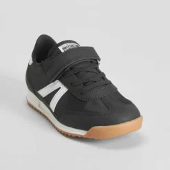 Online Deportiva retro velcro negra Sneakers