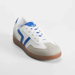 Hot Deportiva retrofutbol juvenil blanca Zapatillas Deportivas