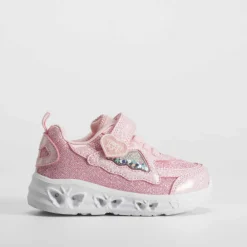 New Deportiva rosa infantil con luces Zapatillas Deportivas