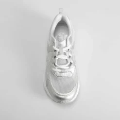 Hot Deportiva running mesh plata Mujer Zapatillas Deportivas