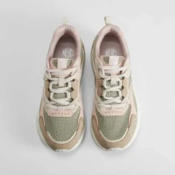 Hot Deportiva running mesh verde Mujer Zapatillas Deportivas