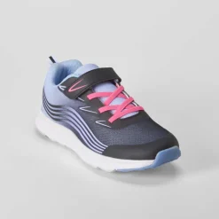 Outlet Deportiva running negra y lila Zapatillas Deportivas