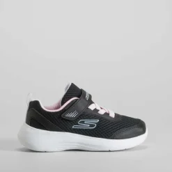Clearance Deportiva selectors bebé negra y rosa Zapatillas Deportivas