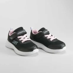 Clearance Deportiva selectors bebé negra y rosa Zapatillas Deportivas