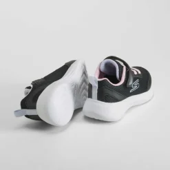 Clearance Deportiva selectors bebé negra y rosa Zapatillas Deportivas