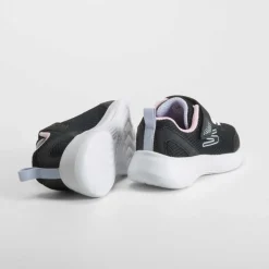 Discount Deportiva selectors infantil negra y rosa Zapatillas Deportivas