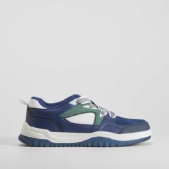 Discount Deportiva skate blanca y azul Zapatillas Deportivas