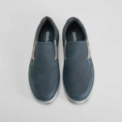 Deportiva slip on azul Hombre Sneakers|Básicos X Menos