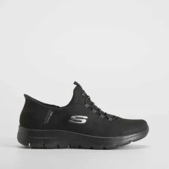 Online Deportiva slip-ins negra Mujer Zapatillas Deportivas