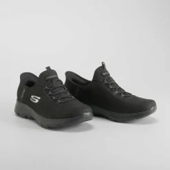 Online Deportiva slip-ins negra Mujer Zapatillas Deportivas