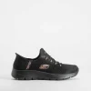 Deportiva slip-ins Summits Classy negra Mujer Zapatillas Deportivas