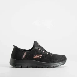 Deportiva slip-ins Summits Classy negra Mujer Zapatillas Deportivas