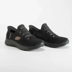 Deportiva slip-ins Summits Classy negra Mujer Zapatillas Deportivas