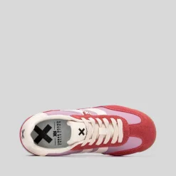 Hot Deportiva sneaker retro frambuesa Mujer Sneakers