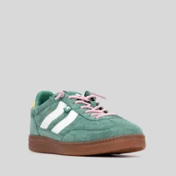 New Deportiva sneaker suela caramelo verde Mujer Sneakers