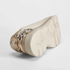 New Deportiva Tex beige Mujer Zapatillas Deportivas