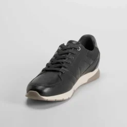 Discount Deportiva urbana cremallera negra Hombre Sneakers