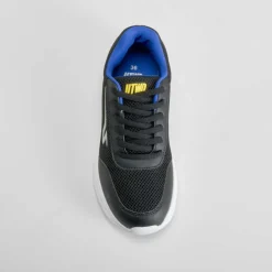 Online Deportiva walking color negro y azul Zapatillas Deportivas