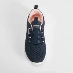 Online Deportiva walking elásticos azul Mujer Zapatillas Deportivas