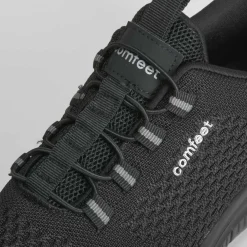 Outlet Deportiva walking elásticos negro Mujer Zapatillas Deportivas