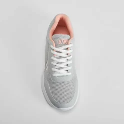 Deportiva walking gris claro Mujer Zapatillas Deportivas