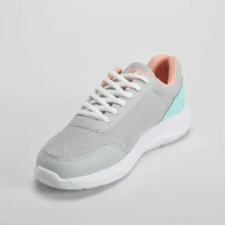 Deportiva walking gris claro Mujer Zapatillas Deportivas