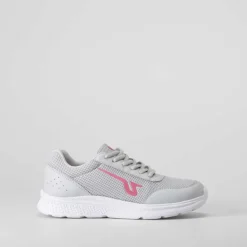 Sale Deportiva walking gris y fucsia Zapatillas Deportivas