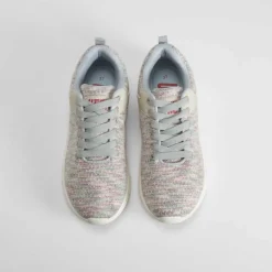 Deportiva walking tejido gris Mujer Zapatillas Deportivas|Básicos X Menos